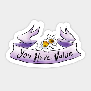 You have value Sticker